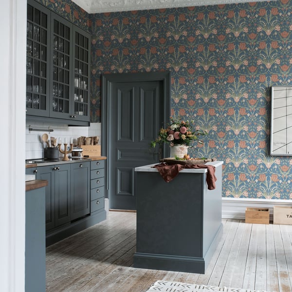 Galerie Wallpaper Product code: 33009_2 - Apelviken Wallpaper Collection - Blue Blush Colours -  