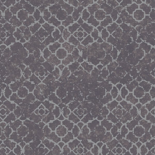 Galerie Wallpaper Product code: DWP0246-01 - Emporium Wallpaper Collection - Purple Silver Colours -  