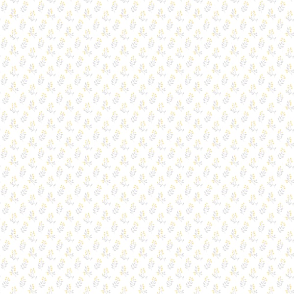 Galerie Wallpaper Product code: G56711 - Small Prints Wallpaper Collection - Yellow Grey White Colours -  