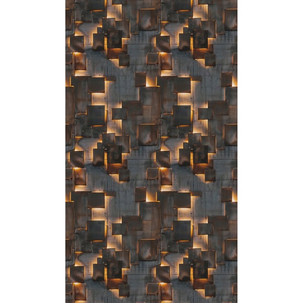 Galerie Wallpaper Product code: HZ62089M - Horizon Wallpaper Collection - Brown Yellow Grey Colours -  