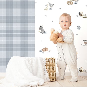Galerie Wallcoverings Product Code 14830 - Little Explorers 2 Wallpaper Collection - Blue Colours -  