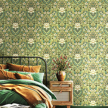 Galerie Wallcoverings Product Code 18517 - Into The Wild Wallpaper Collection - Green Colours -  