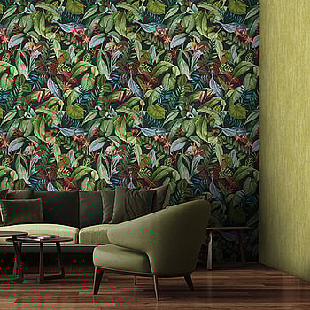 Galerie Wallcoverings Product Code 26742 - Tropical Wallpaper Collection - Pineapple Colours -  