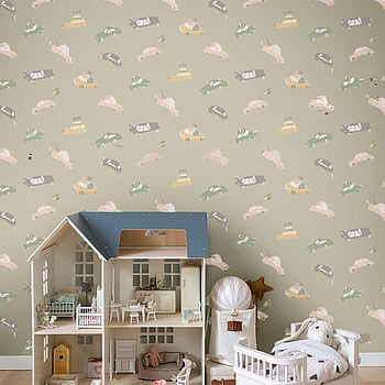 Galerie Wallcoverings Product Code 29012 - Resan Wallpaper Collection - Green Colours -  