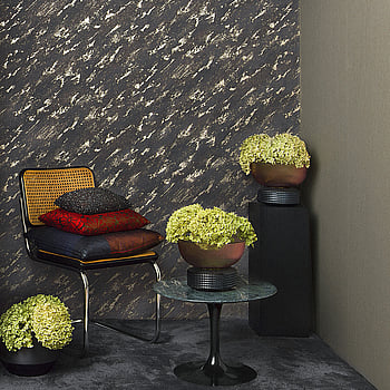 Galerie Wallcoverings Product Code 34905 - Eclectic Wallpaper Collection - Brown/Gold Colours -  
