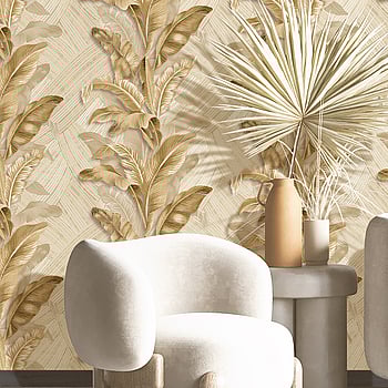 Galerie Wallcoverings Product Code 49302 - Stratum Wallpaper Collection - beige gold Colours -  