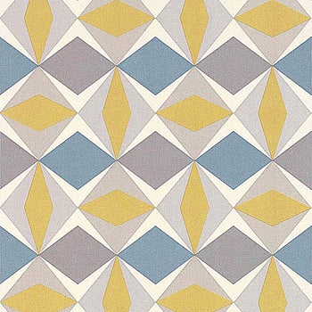 Galerie Wallcoverings Product Code 51144002 - Skandinavia 2 Wallpaper Collection - Yellow Blue Grey Colours -  