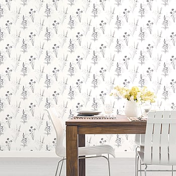 Galerie Wallcoverings Product Code AB42443 - Abby Rose 4 Wallpaper Collection - Grey Black Colours -  