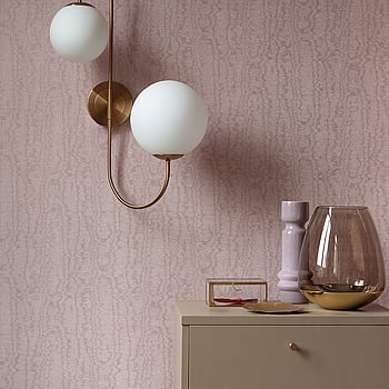 Galerie Wallcoverings Product Code BO23042 - Luxe Wallpaper Collection - Pink Colours -  