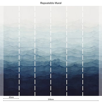 Galerie Wallcoverings Product Code DW2036 - Designer Walls Wallpaper Collection - Indigo Blue Colours -  