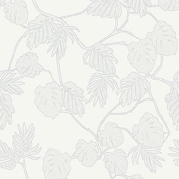 Galerie Wallcoverings Product Code ED13077 - Ted Baker Eden Wallpaper Collection - White Blue Colours -  