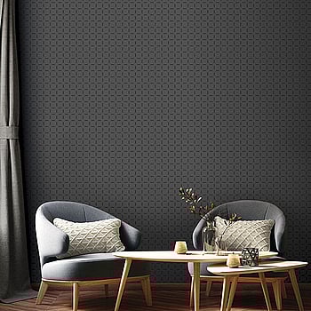 Galerie Wallcoverings Product Code ED13097 - Ted Baker Eden Wallpaper Collection - Charcoal Black Colours -  