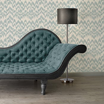 Galerie Wallcoverings Product Code ES31114 - Escape Wallpaper Collection - Beige, Green, Silver, Gold Colours -  