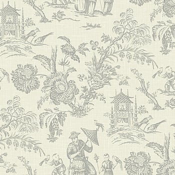 Galerie Wallcoverings Product Code FC61808 - French Country Wallpaper Collection - Pelican Gray Colours -  
