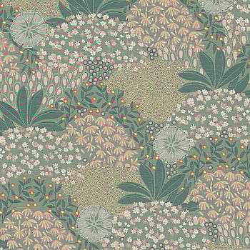 Galerie Wallcoverings Product Code FS72034 - Fusion Wallpaper Collection - Green Pink Colours -  