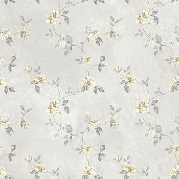 Galerie Wallcoverings Product Code G34162 - Country Cottage Wallpaper Collection - Grey Yellow Colours -  