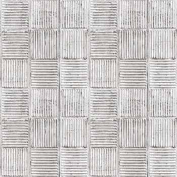 Galerie Wallcoverings Product Code G45332 - Grunge Wallpaper Collection - White Silver Colours -  