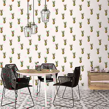 Galerie Wallcoverings Product Code G45453 - Just Kitchens Wallpaper Collection - White Green Brown Colours -  