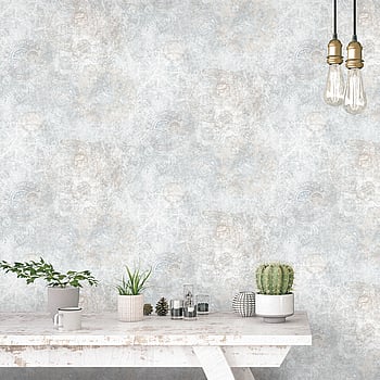 Galerie Wallcoverings Product Code G56221 - Steampunk Wallpaper Collection - Silver Grey Colours -  