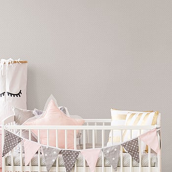 Galerie Wallcoverings Product Code G56510 - Just 4 Kids 2 Wallpaper Collection - Grey White Colours -  