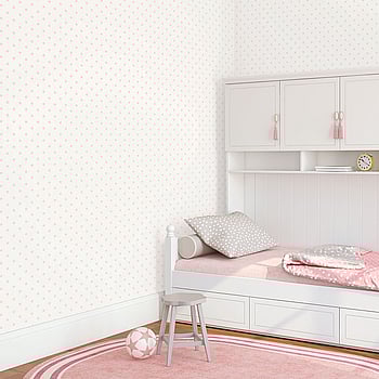 Galerie Wallcoverings Product Code G56552 - Just 4 Kids 2 Wallpaper Collection - Pink White Colours -  