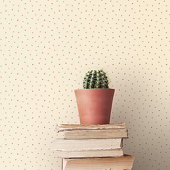 Galerie Wallcoverings Product Code G67879 - Miniatures 3 Wallpaper Collection - Red Cream Colours -  