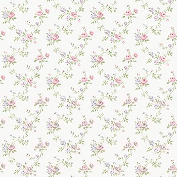 Galerie Wallcoverings Product Code G67896 - Miniatures 3 Wallpaper Collection - Pink White Green Purple Colours -  