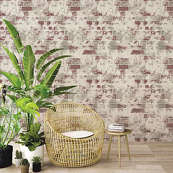 Galerie Wallcoverings Product Code G67988 - Organic Textures Wallpaper Collection - Beige Red Tan Colours -  