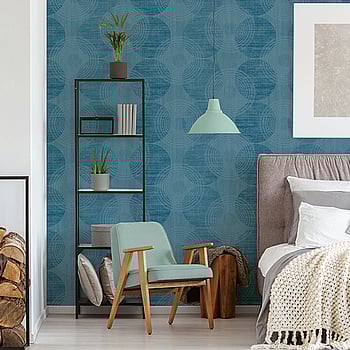 Galerie Wallcoverings Product Code HO20032 - Home Wallpaper Collection - Blue Colours -  