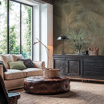 Galerie Wallcoverings Product Code HV41108M - Havana 2 Wallpaper Collection - Beige, Green Colours -  