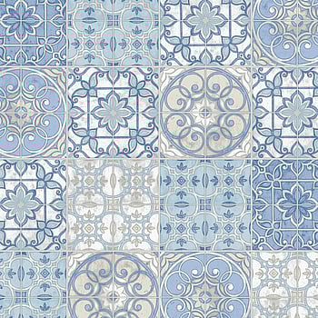 Galerie Wallcoverings Product Code KE29950 - Kitchen Style 3 Wallpaper Collection - Blue White Colours -  