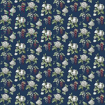 Galerie Wallcoverings Product Code PF38164 - Pretty Prints Wallpaper Collection - Navy, Burgundy, Green Colours -  