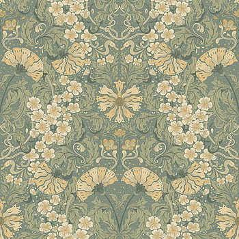 Galerie Wallcoverings Product Code S83113 - Sommarang Wallpaper Collection - Green Colours -  