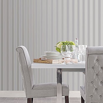 Galerie Wallcoverings Product Code SB37905 - Simply Silks 4 Wallpaper Collection - Metallic Silver Colours -  