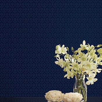 Galerie Wallcoverings Product Code SK34736 - Simply Silks 4 Wallpaper Collection - Navy Colours -  
