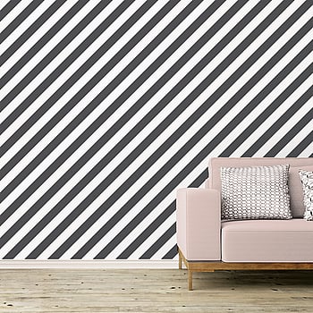 Galerie Wallcoverings Product Code ST36915 - Simply Stripes 3 Wallpaper Collection - Black Colours -  