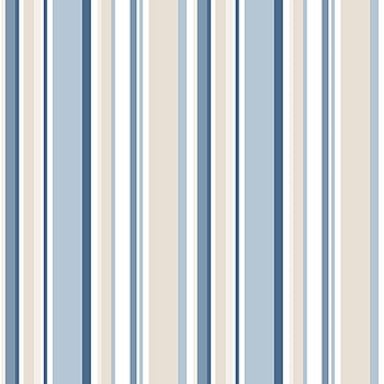 Galerie Wallcoverings Product Code SY33963 - Simply Stripes 2 Wallpaper Collection - Navy Blue Beige Colours -  