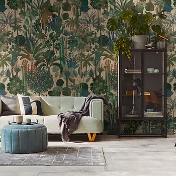 Galerie Wallcoverings Product Code WH45230M - Welcome Home Murals Wallpaper Collection - Beige, Blue, Green Colours -  
